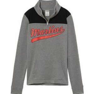 VS Miami Marlins Pullover  Womens' Jacket-M,NWT